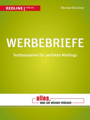 cover image of Werbebriefe